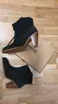Botine piele intoarsa Mango