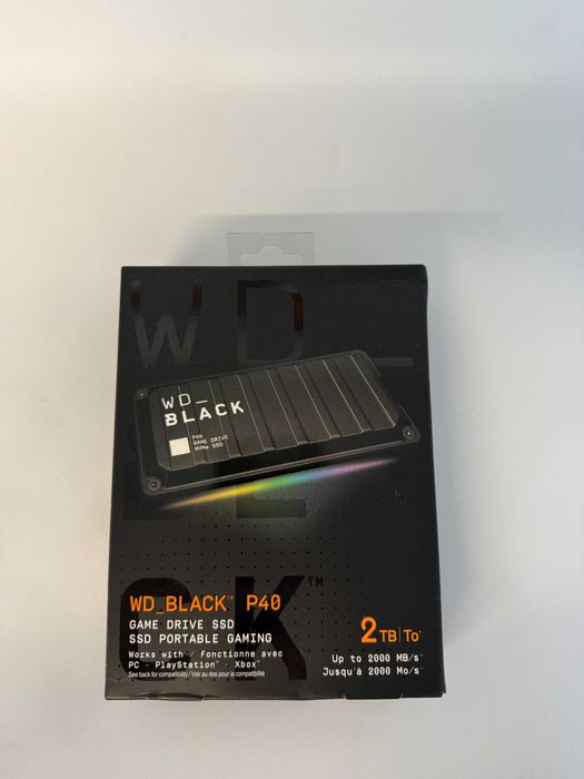 WD BLACK Western Digital P40 Game, 2TB, USB-C 3.2, Black