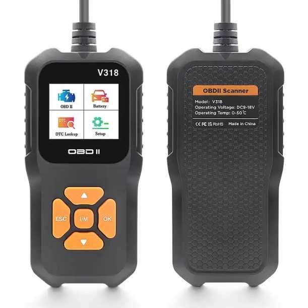 Tester diagnoza auto Multimarca V318, Citire/Stergere coduri de eroare