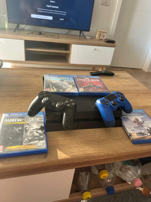 Ps4 1TB, 2 controllere +7 jocuri , Garanție!!