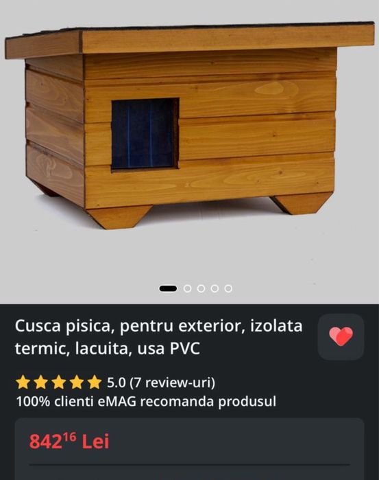 Cusca pisica pentru exterior