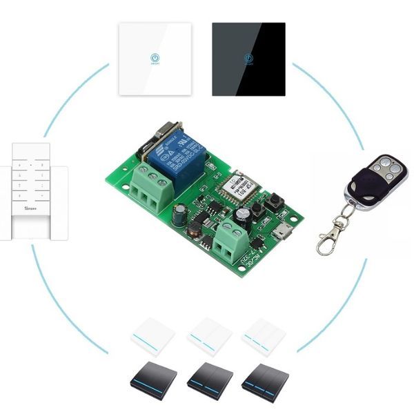 eWeLink wifi превключвател RF 433 Mhz DC 5V 12v 24v 32v + Inching