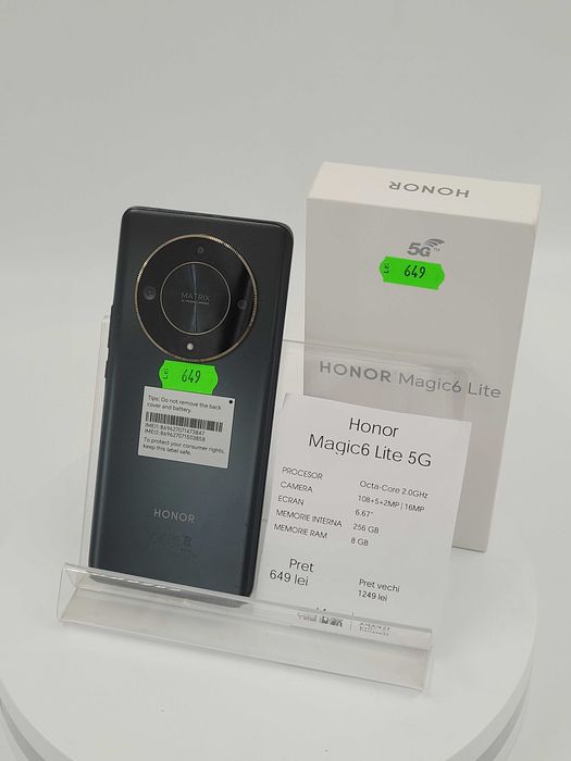 Garantie 24 luni Honor Magic 6 Lite 256GB CashBox