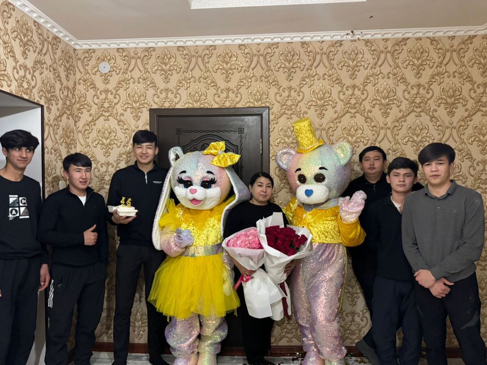 Мишка тэдди на прокат аниматор шымкент