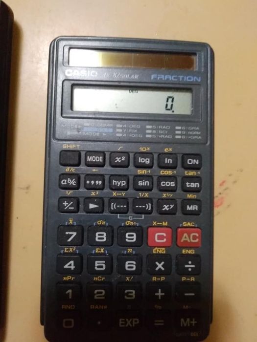 casio calculator solar fx