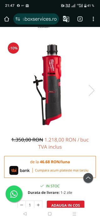 Polizor drept m12 FTB nou