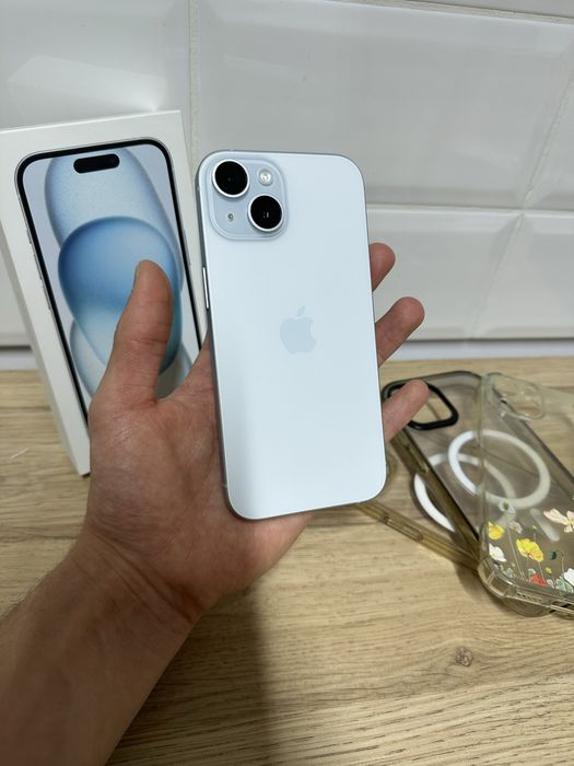 iPhone 15 256GB 87%baterie Fullbox+Husa Mobilfox 14 16 pro max s23 s24