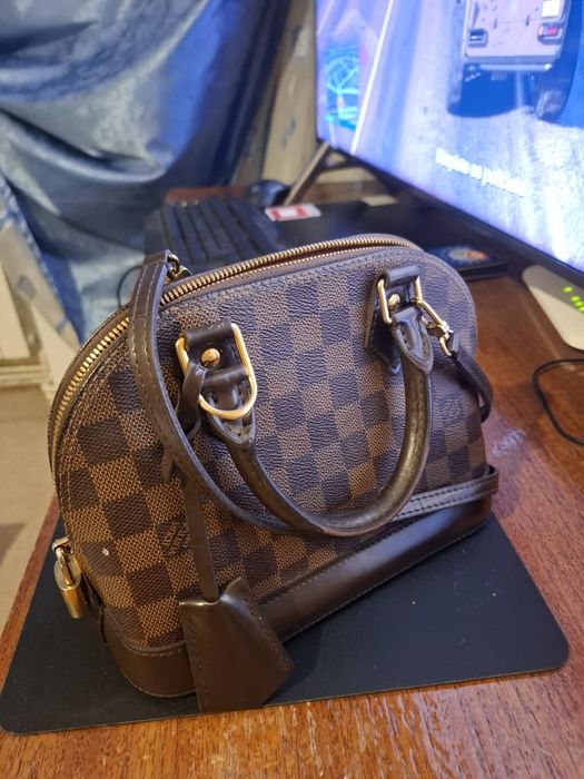 Set geanta + portofel Louis Vuitton original