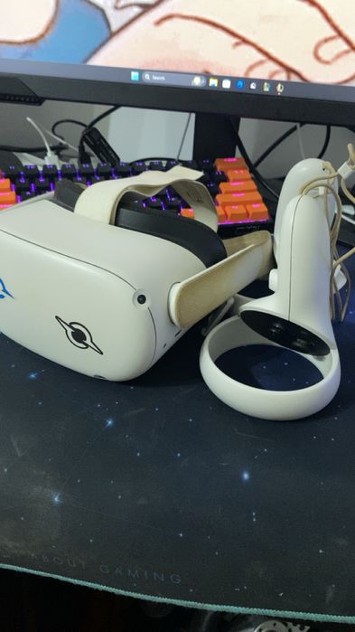 VR meta oculus quest 2 headset