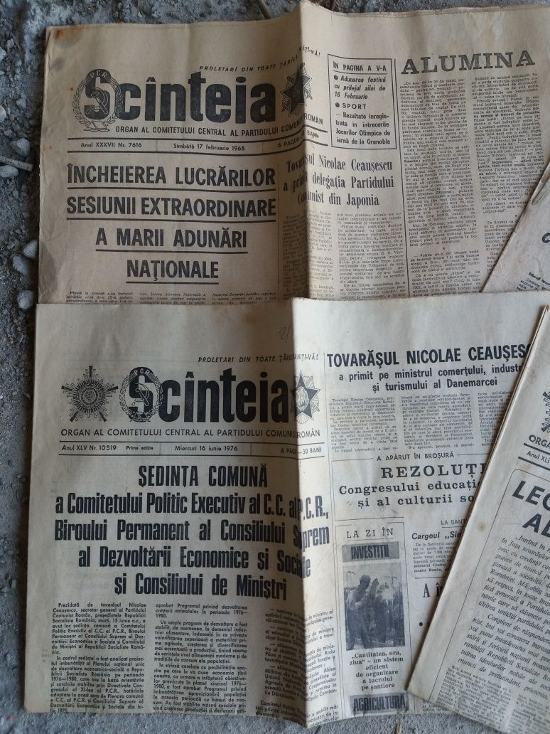 ziare vechi scanteia