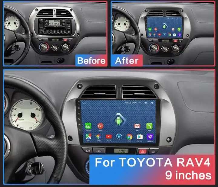 Мултимедия Двоен дин за Toyota RAV4 Дин екран навигация Android RAV 4