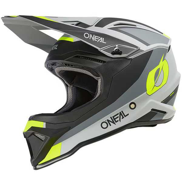 Детска каска O'NEAL 1 series Stream BLACK/NEON YELLOW V.24
