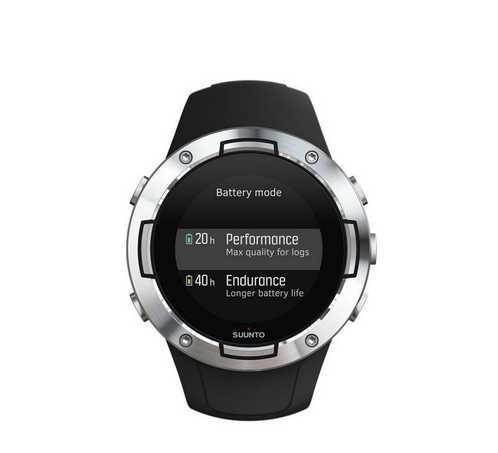 Ceas sport Suunto 5 G1 All Black, unisex,alb și negru