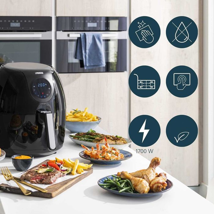 Уред за здравословно готвене Princess 182050 Aerofryer, 5.2л. 1700W