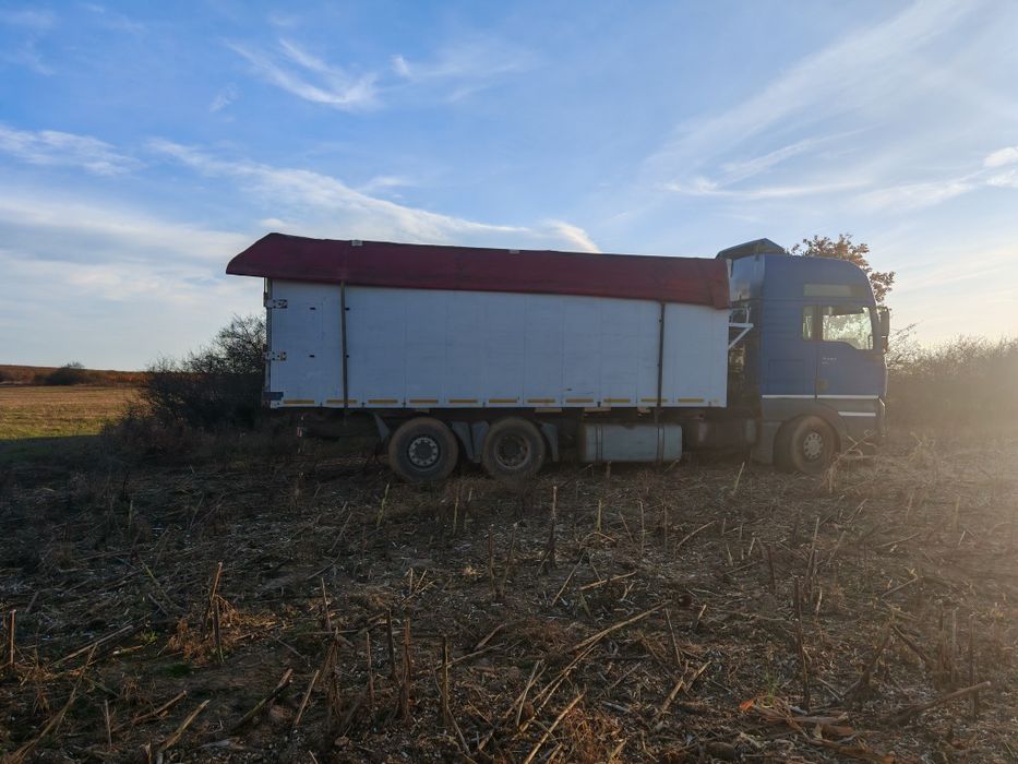 Camion Man tga transport cereale schimb cu îngrășăminte