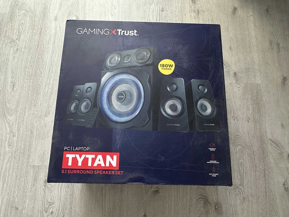 Boxe Trust GXT 658 Tytan, 5.1, 180W, Negru sigilate