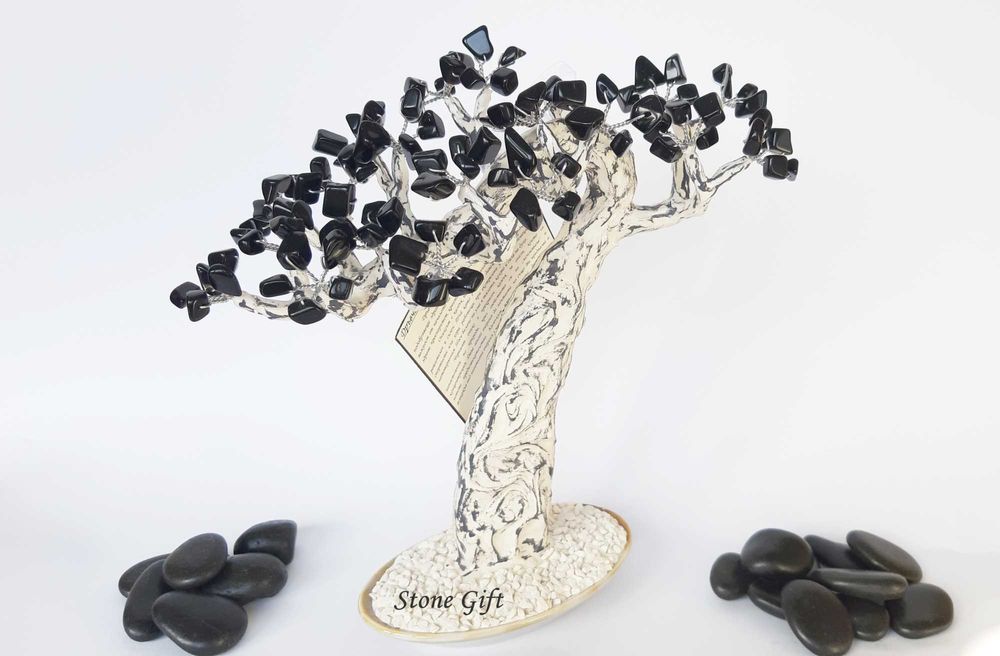 Дръвче Оникс, Подарък имен Ден, Идея подарък Мъж, Подарък Класен