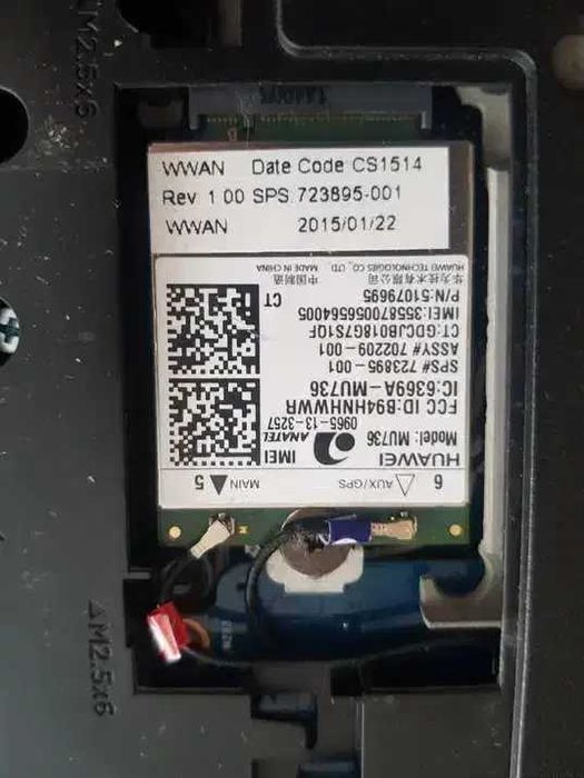 Modem Laptop M2 3G Huawei MU736 - 3G/HSPA+NGFF Module - 21MB D/L-GPS