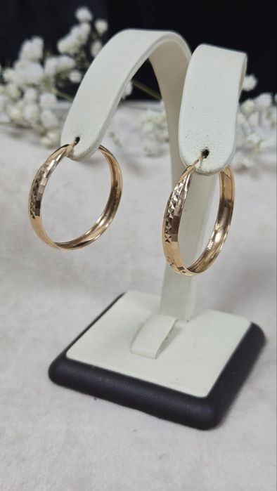 Серьги золотые ЖанТаС ломбард Астана