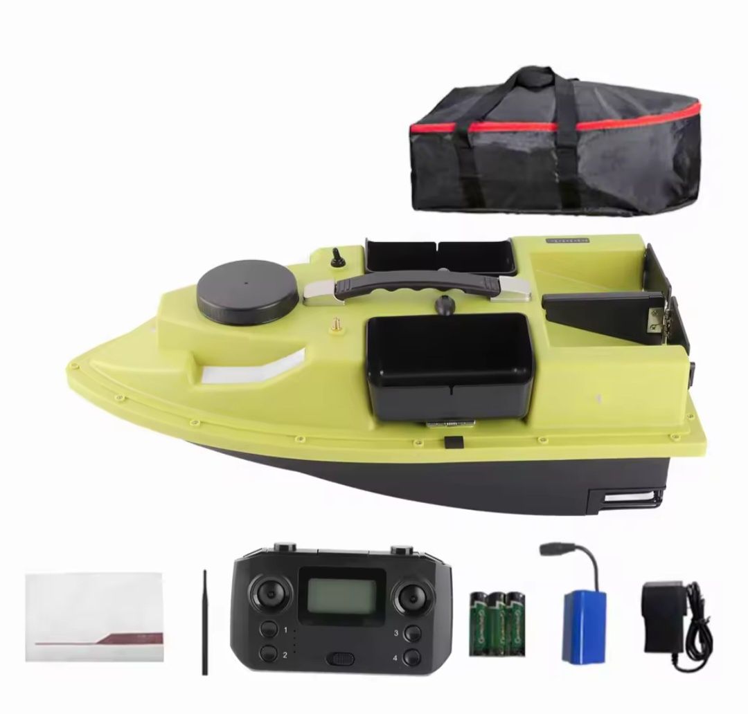 Лодка за захранка D19 с gps-100 точки, Сонар, сак за лодка,зарядно 12v