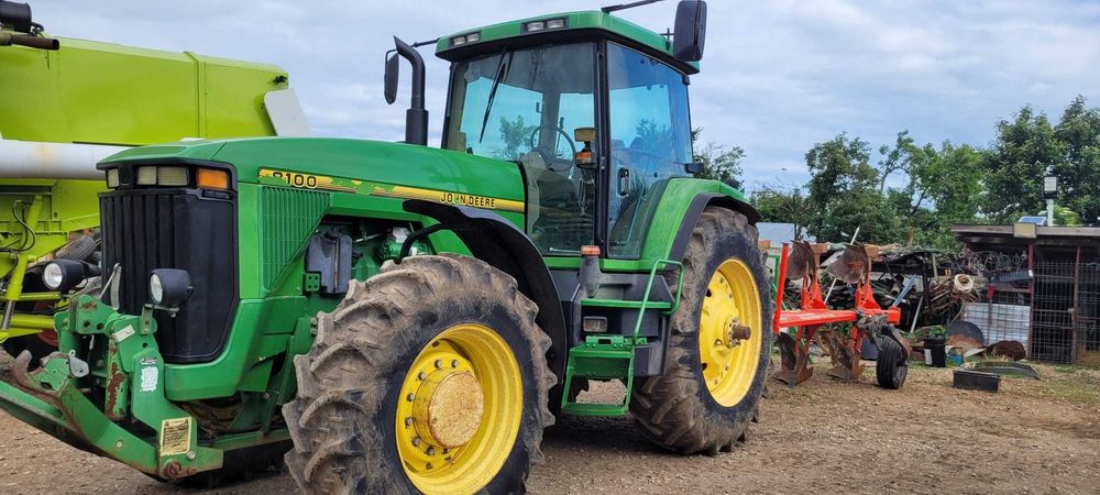 Tractor John Deere 8100, AC, 185 CP, original unic proprietar Franta