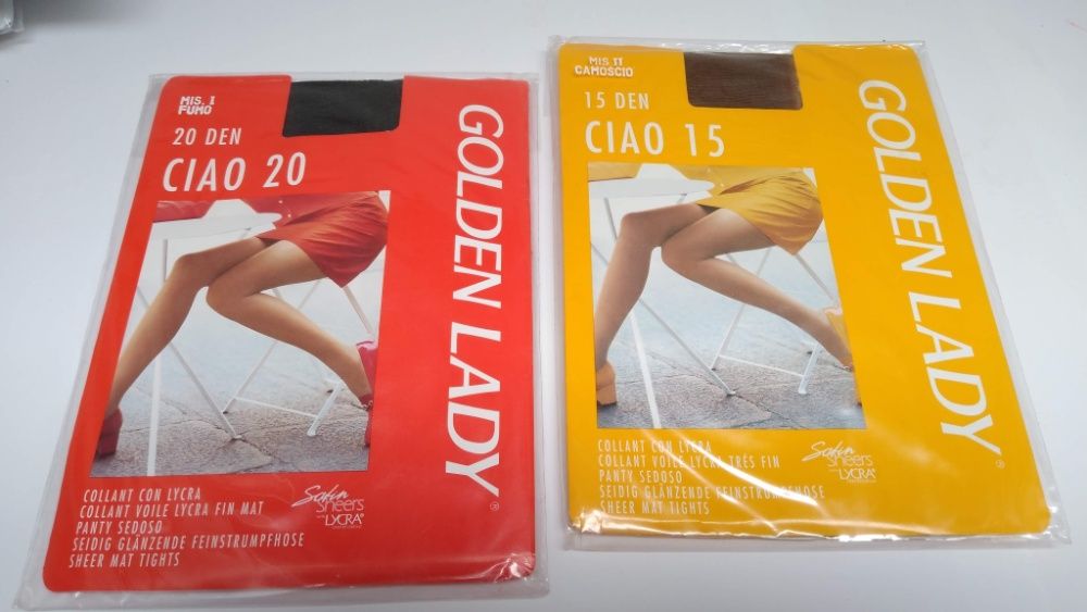 -50% 4 x Ciorapi dresuri strampi LYCRA Glamour Filodoro Malerba Golden