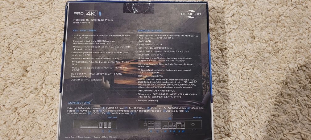 Mediaplayer Dune HD  Pro 4k 2