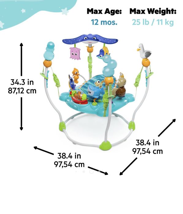 Centru de activitati si jumper pentru bebelusi