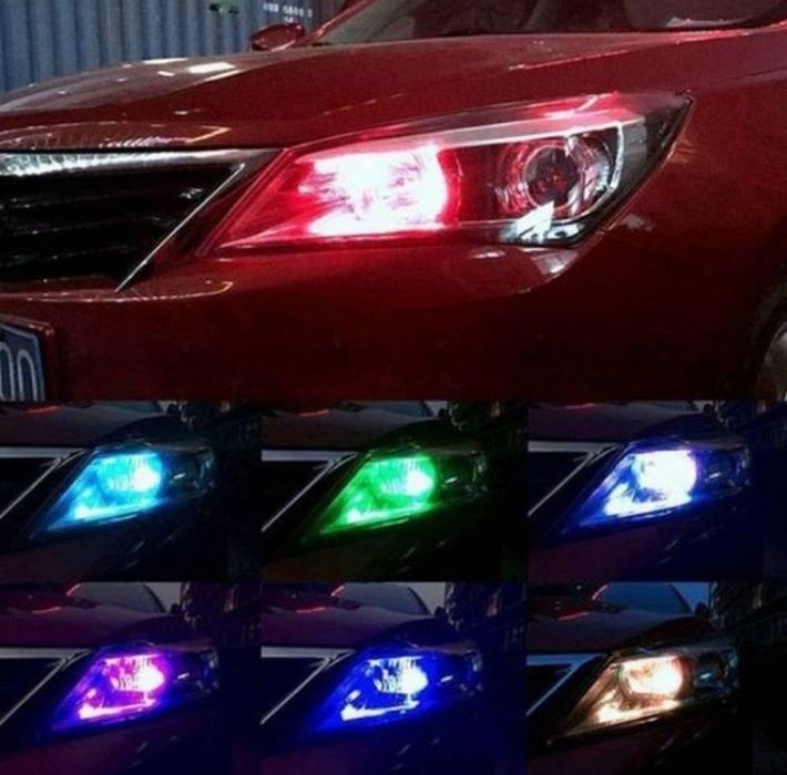 LED крушки T10 5W - многоцветни с дистанционно