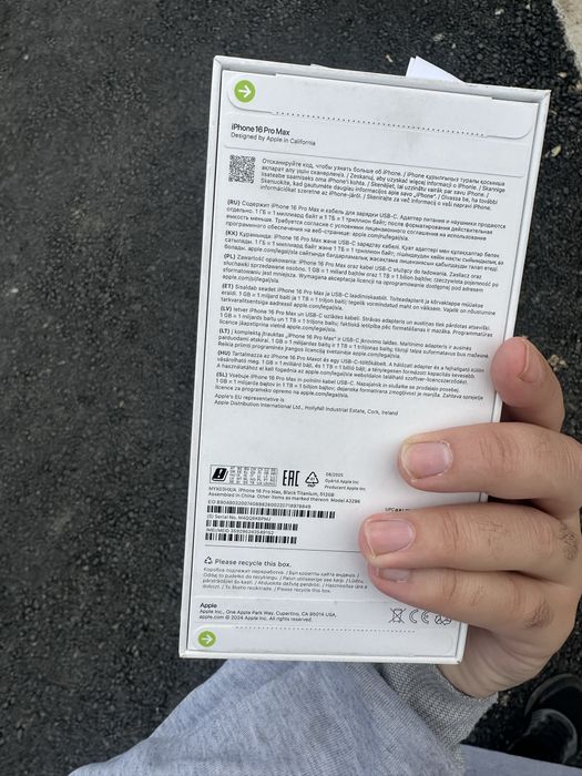 iPhone 16 pro max 512 gb новый