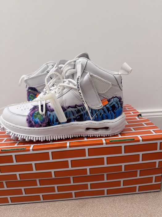 Air force 1 mid x off white grafitti