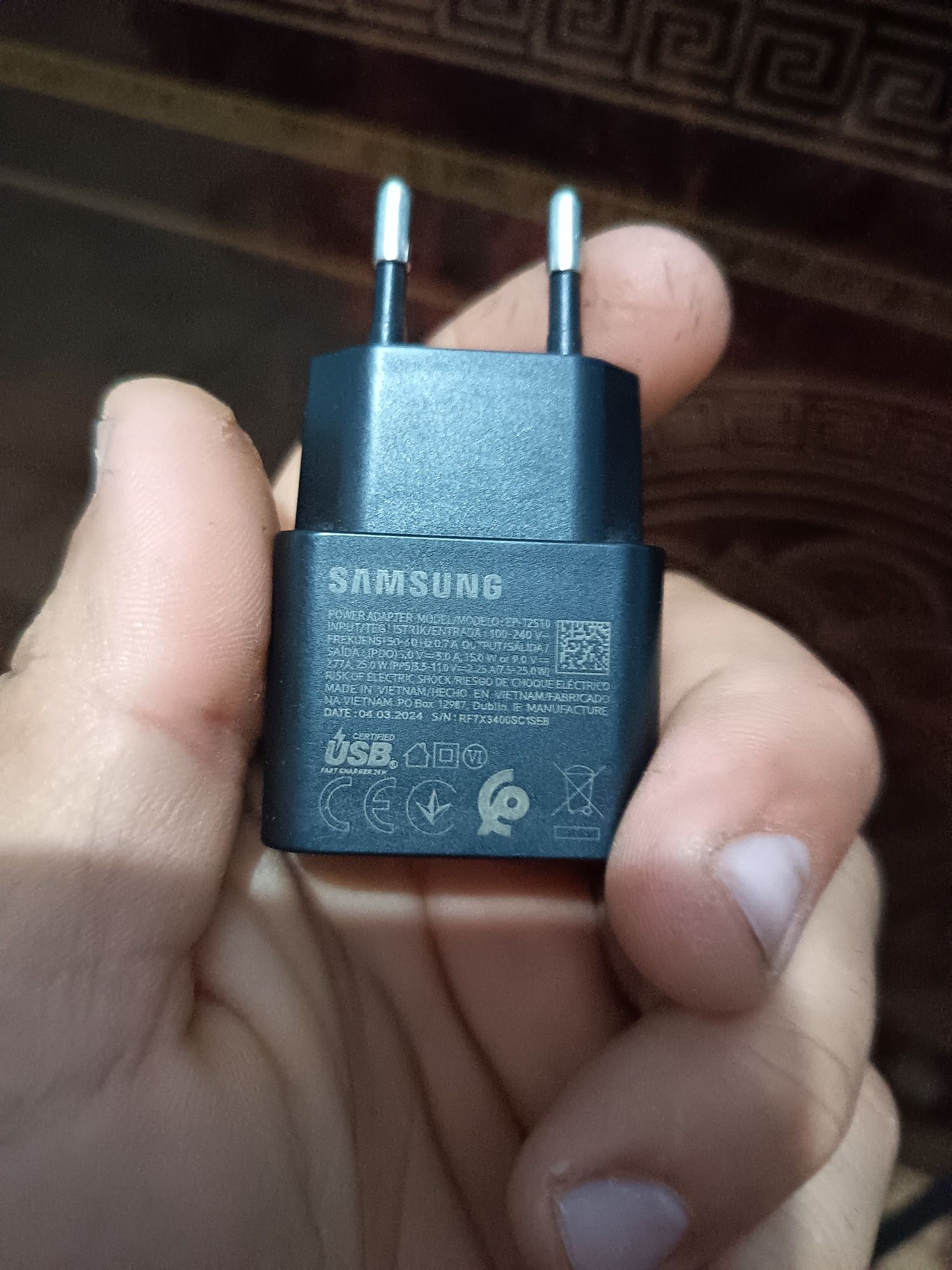 Адаптер супер быстрая зарядка 25W