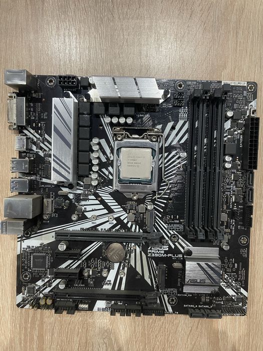 Процессор Intel core i 7 9700KF, мат плата ASUS PRIME 2390m