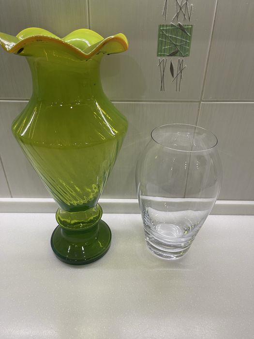 Ваза для цветов, стекло