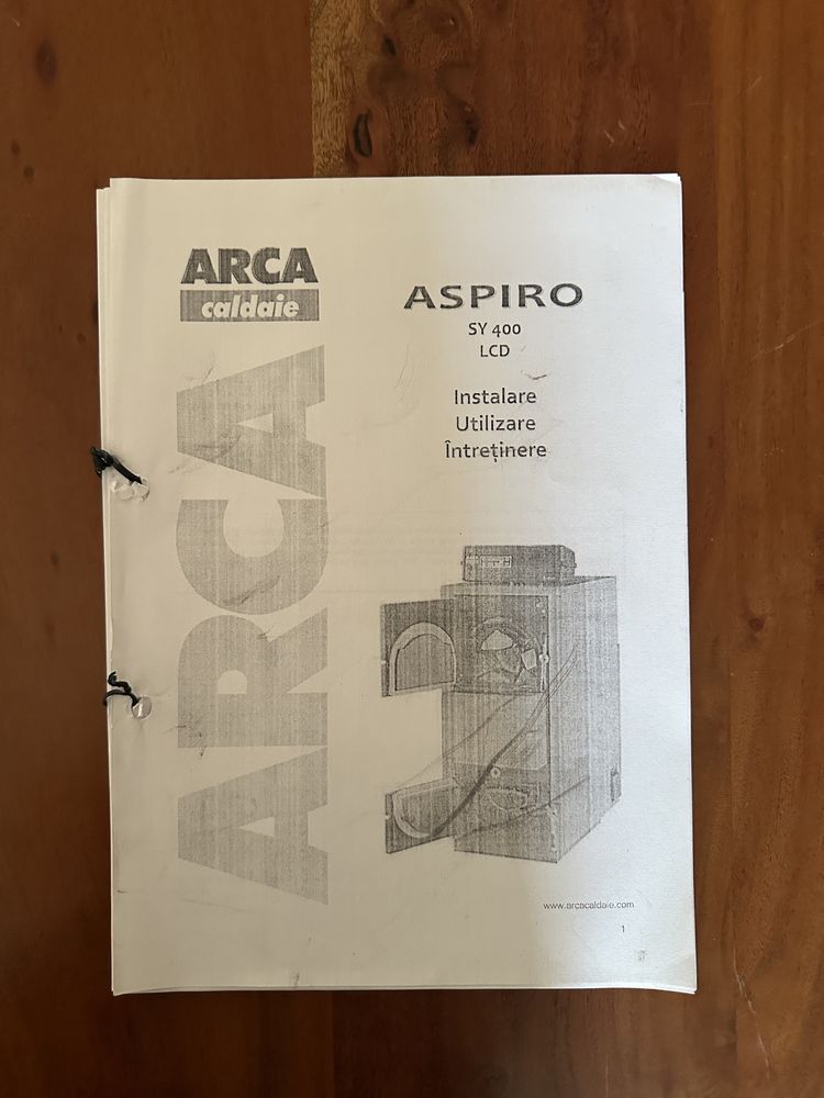 Centrala termica pe lemne Arca Aspiro 43