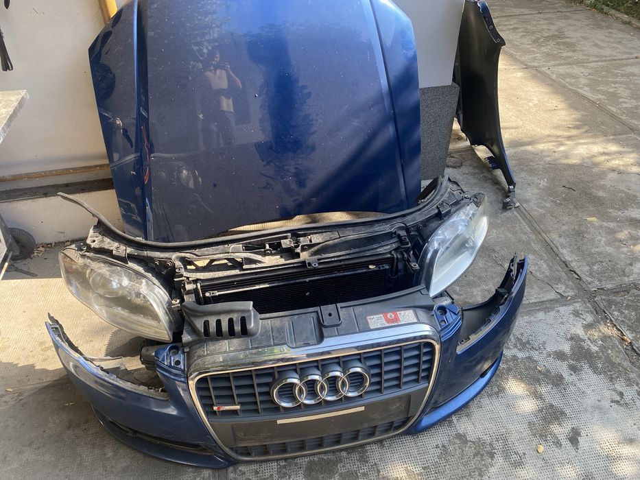 Fata completa sline bara fata faruri trager capota Audi A4 B7