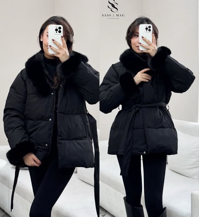 Куртка зимняя черный