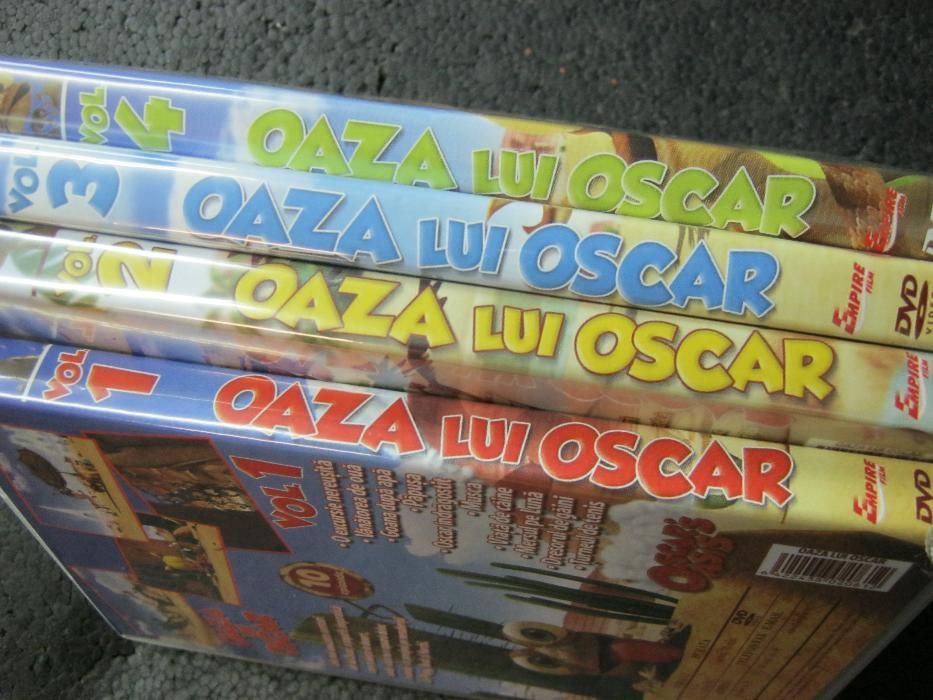 Set de 4 DVD,OAZA lui OSCAR,desene animate.