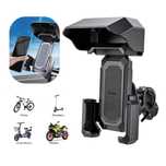 Suport telefon Premium HOCO 360° cu protecție ploaie scuter bicicletă