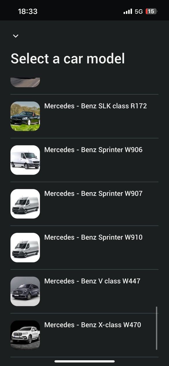 Автодиагностика на Mercedes активиране на AMG logo видео в движение