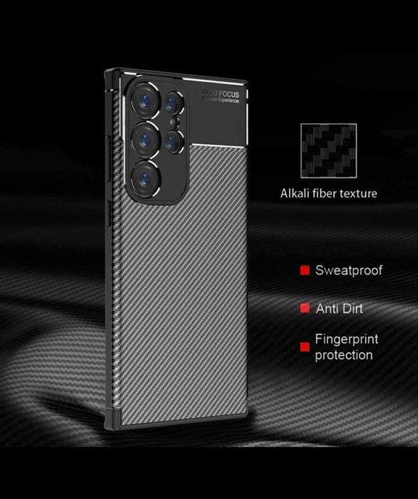 Husa Samsung S23 FE / S23 / S24 / Plus / Ultra - Model Carbon -