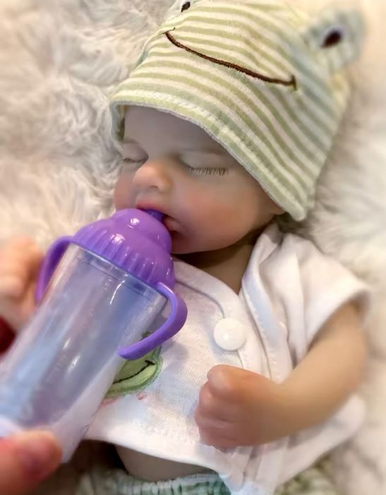 Bebelus Reborn silicon moale squishy modelabil imita perfect pielea