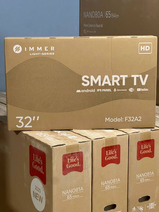 Телевизоры ZIFFLER B32A400U Смарт голосовой