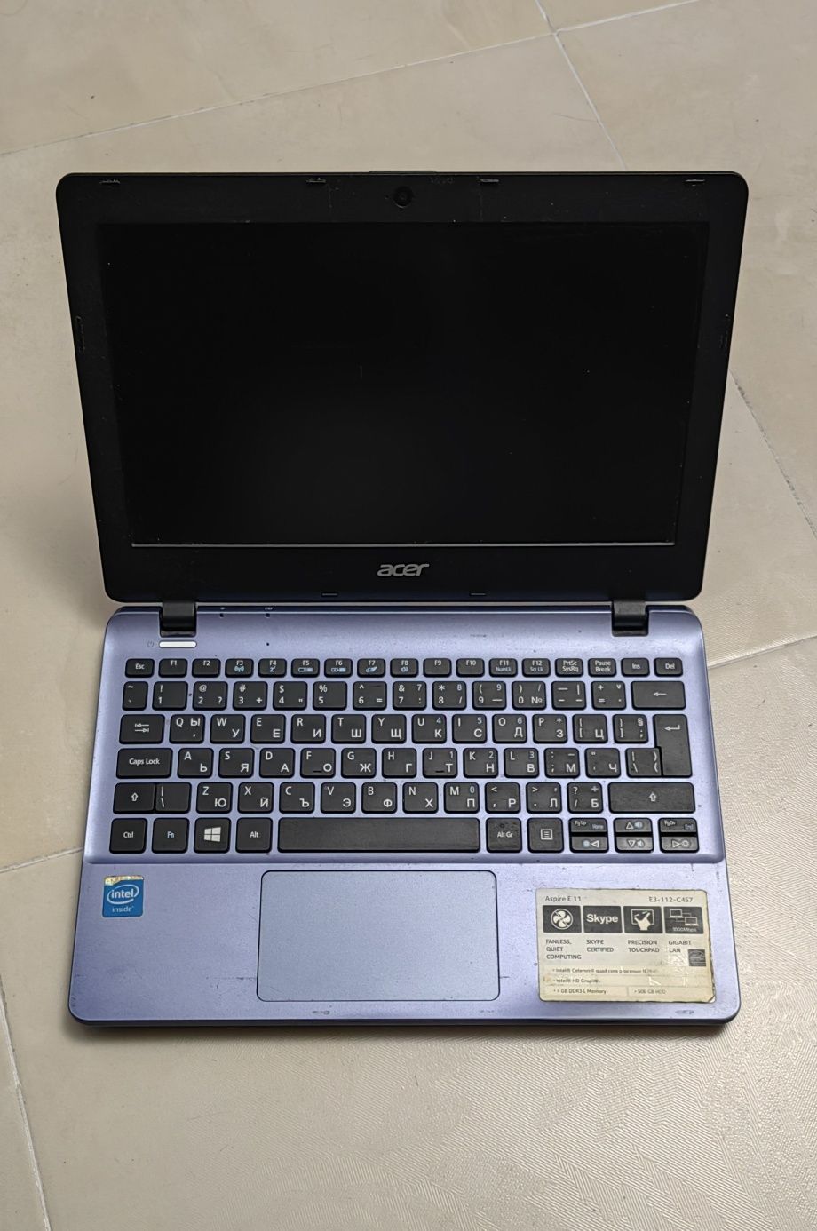 ACER Aspire E3-112 за части или реставрация