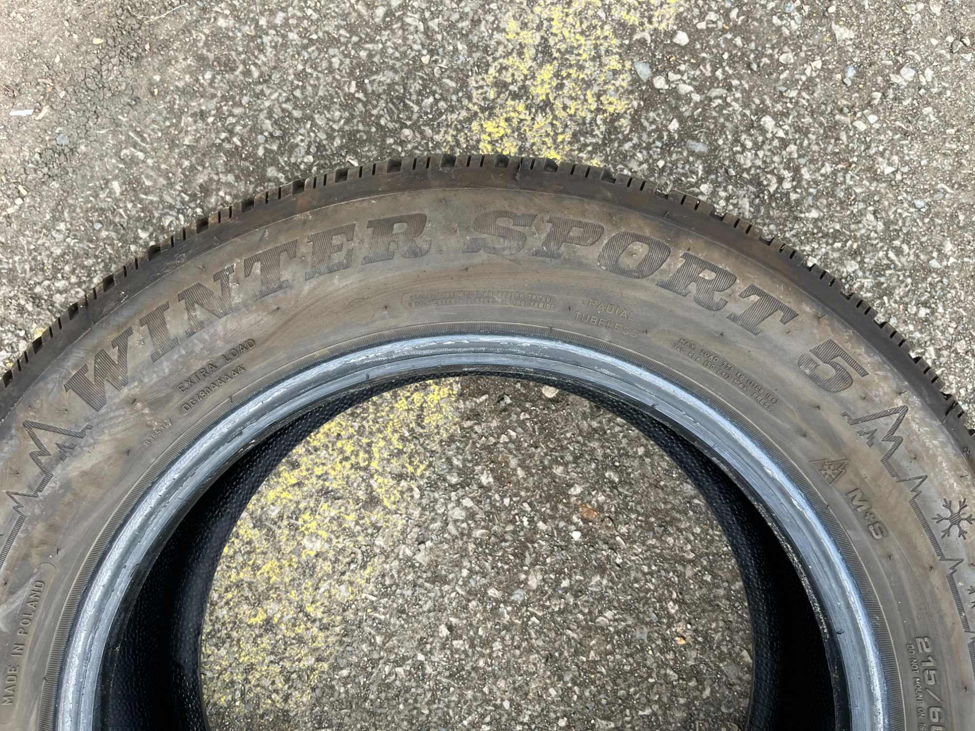 зимни гуми DUNLOP 215/60/16 с ДОТ 33/2021г