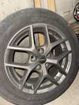 Jante/ roti aliaj BORBET  5x115 ET40 + cauciucuri vara 205/60 r16
