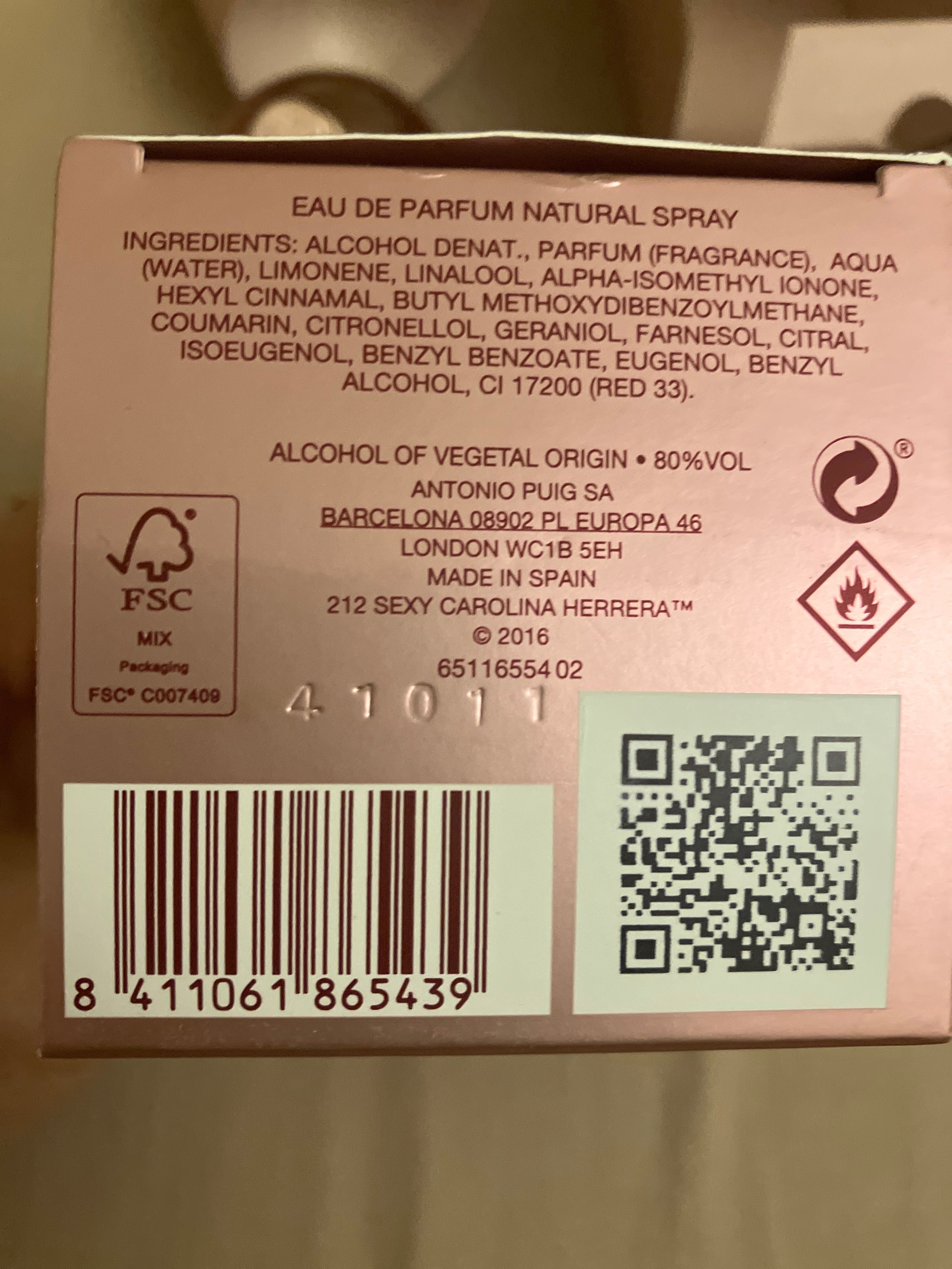 Продам новые духи 212 Sexy 50 мл от Carolina Herrera оригинал!