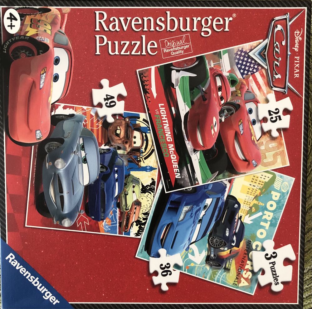 4 пъзела Ravensburger и Trefl 3+, 4+, 5+, много запазени