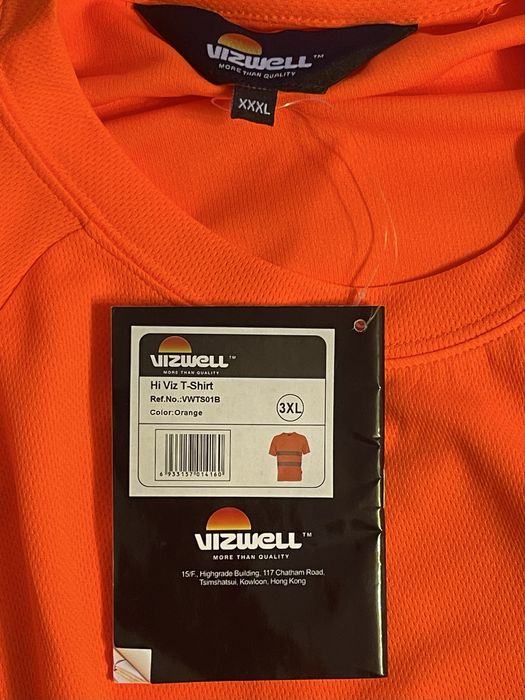 Tricou barbati munca/workwear/reflectorizant marimea 3XL