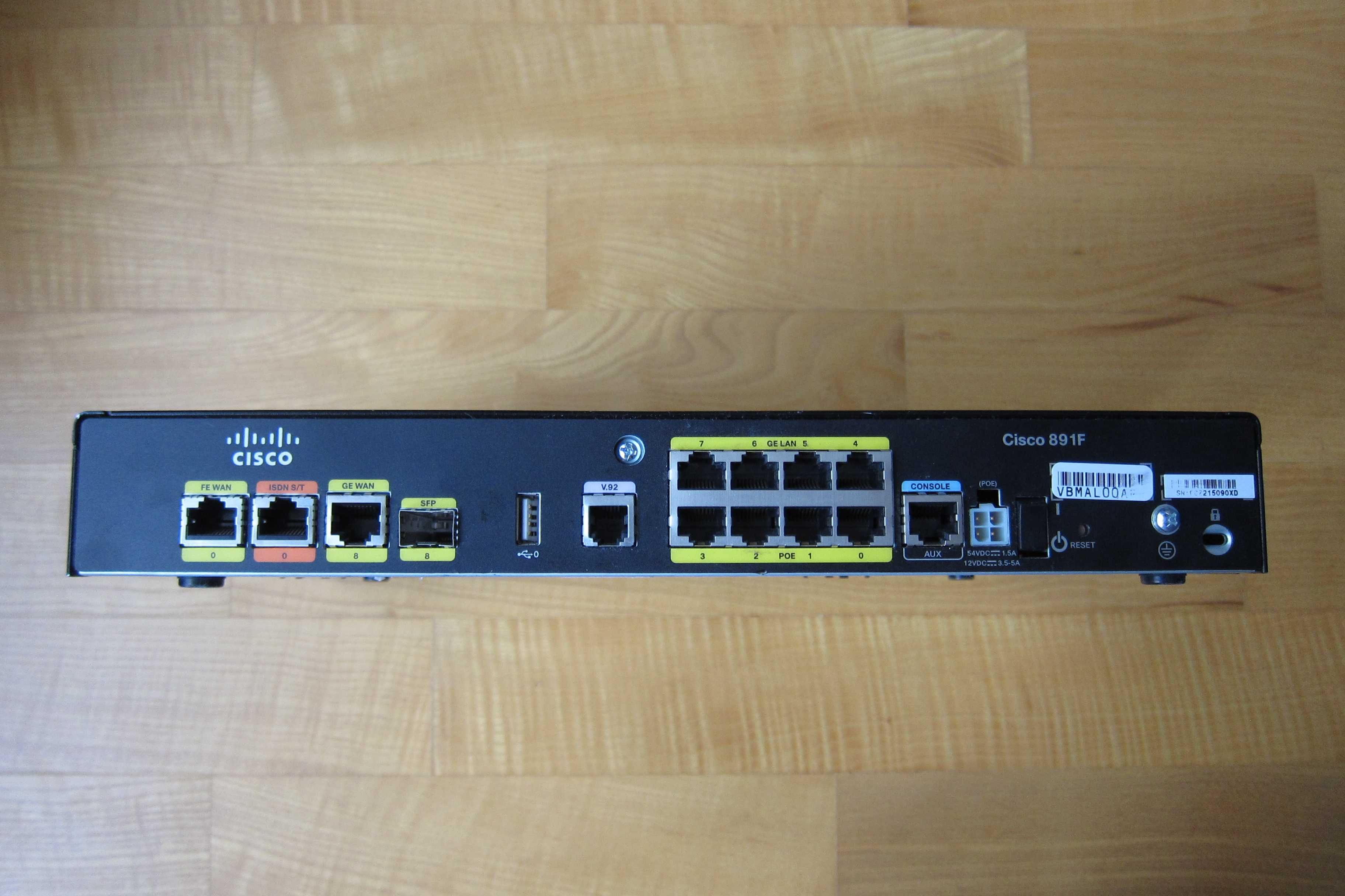 Рутер Cisco C891F-K9 V02
